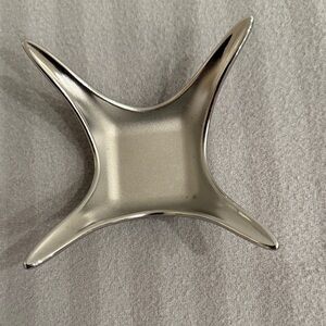 Silver Star-Shaped Decorative Ring Dish